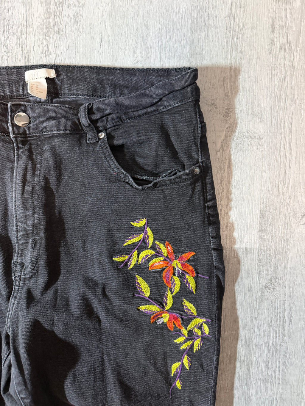 H&M Mintás Farmernadrág ( XL - L )